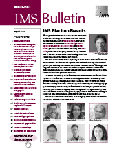 IMS Bulletin 50(5) cover image