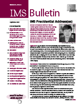 IMS Bulletin 50(6) cover image