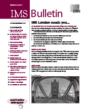 IMS Bulletin 50(7) cover image