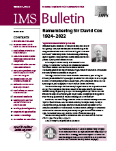 IMS Bulletin 51(2) cover image