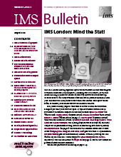 IMS Bulletin 51(5) cover image