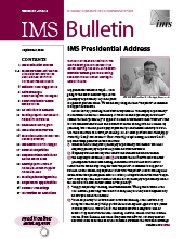 IMS Bulletin 51(6) cover image