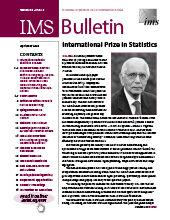 IMS Bulletin 52(3) cover image