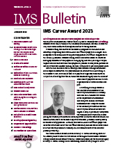 IMS Bulletin 52(4) cover image