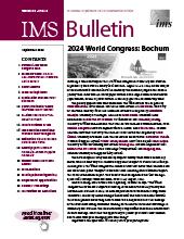 IMS Bulletin 52(6) cover image