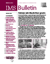 IMS Bulletin 52(8) cover image