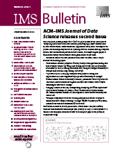 IMS Bulletin 53(1) cover image