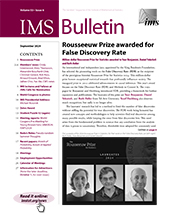 IMS Bulletin 53(6) cover image