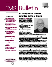 IMS Bulletin 53(8) cover image