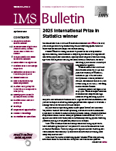 IMS Bulletin 54(3) cover image