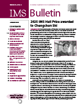 IMS Bulletin 54(4) cover image