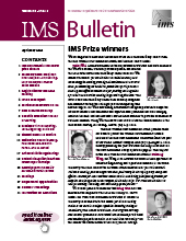 IMS Bulletin 55(3) cover image