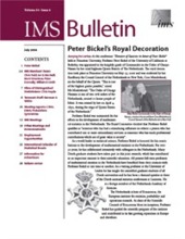 IMS Bulletin 35(6) cover image