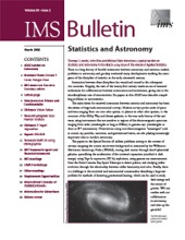 IMS Bulletin 38(2) cover image