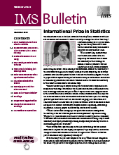 IMS Bulletin 47(8) cover image